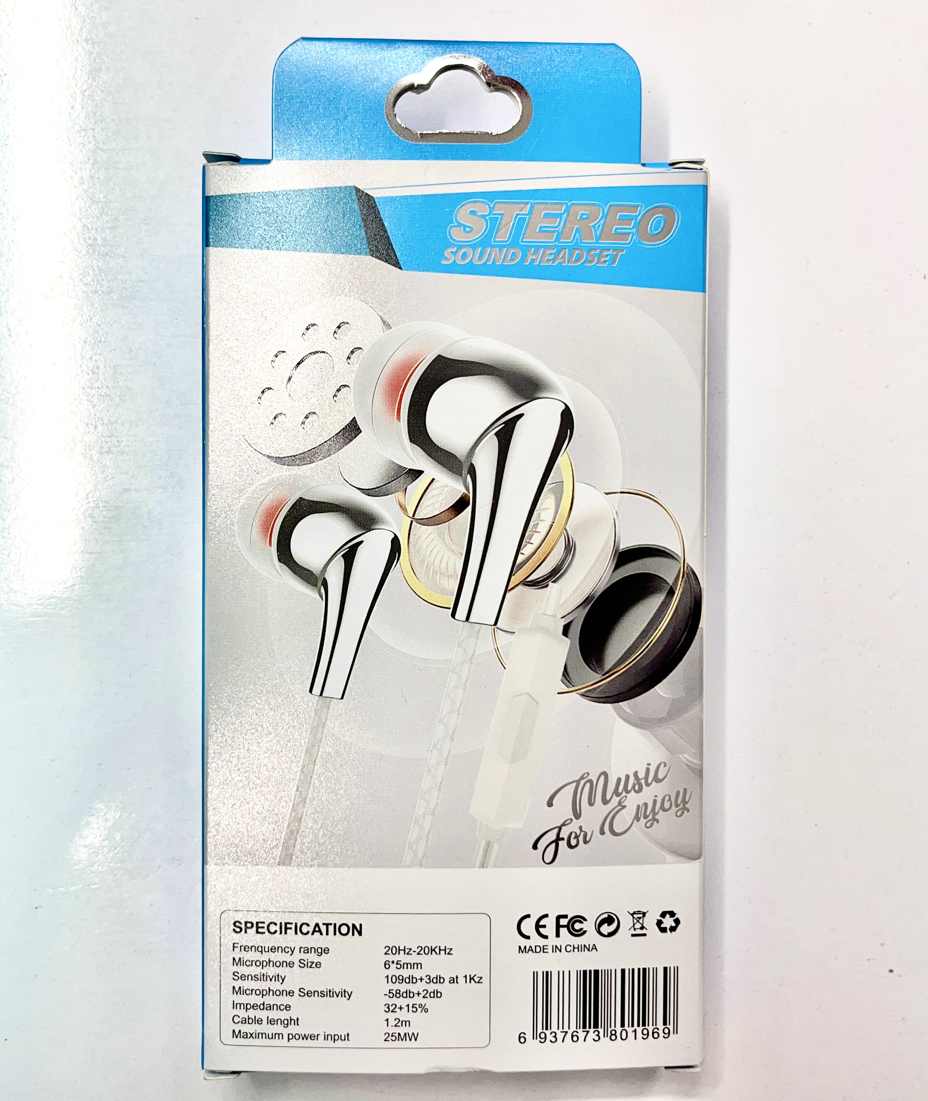 هندزفری سیمی Stereo Sound Headset با میکروفون