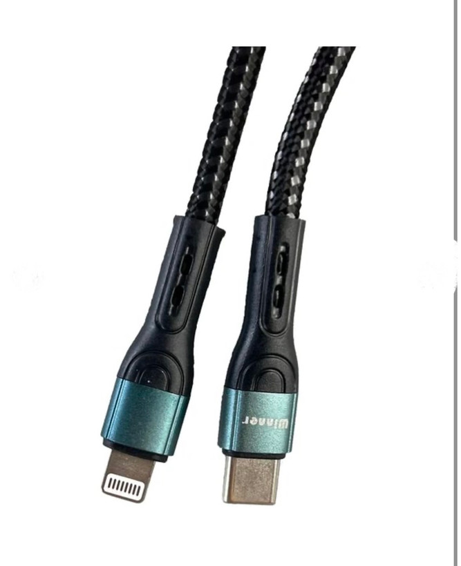 کابل شارژ و انتقال داده USB به لایتنینگ وینر مدل WC08 | طول ۱ متر
