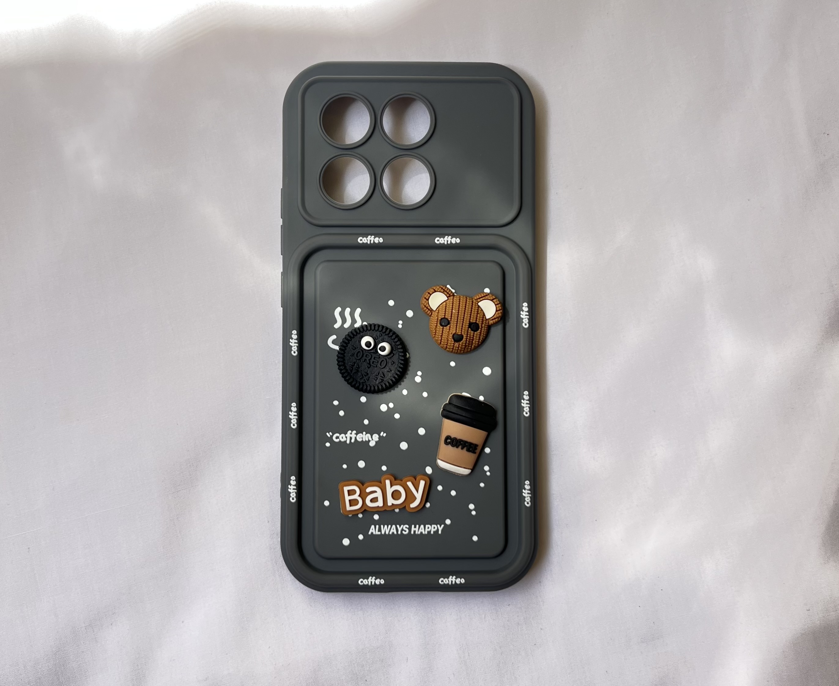 قاب شیائومی POCO X6 Pro طرح Coffee و Oreo | قاب فانتزی و شیک