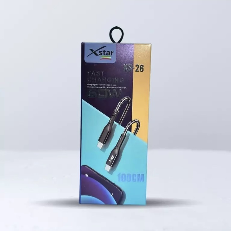 کابل شارژ XSTAR مدل XS-26 | کابل دو سر Type-C