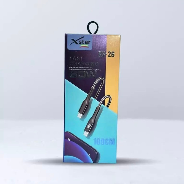 کابل شارژ XSTAR مدل XS-26 | کابل دو سر Type-C