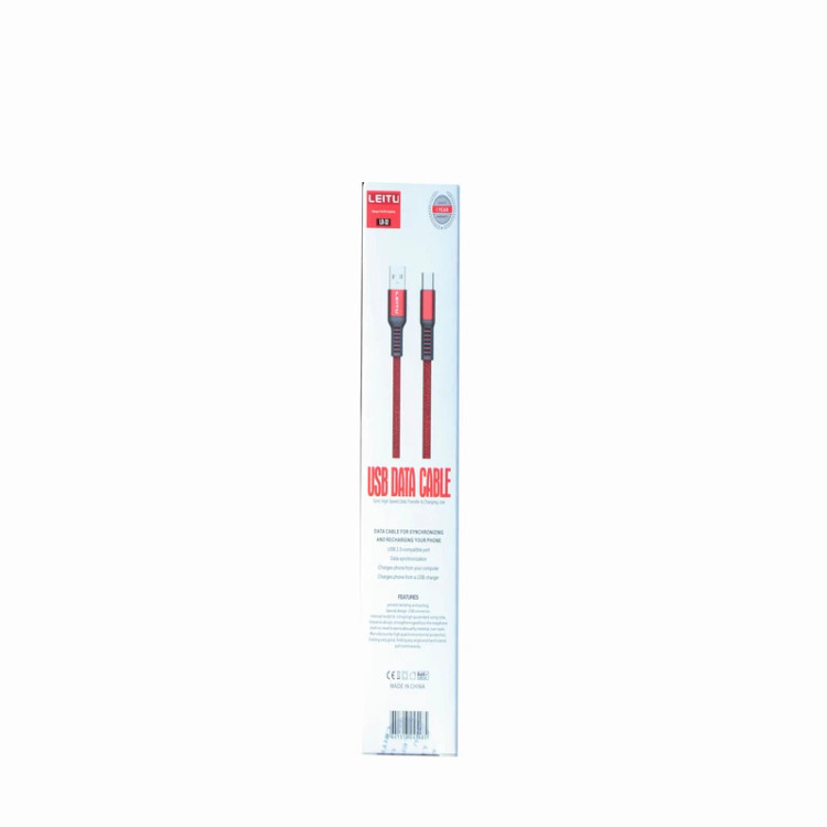 کابل تبدیل USB به Type-C لیتو مدل LD-32 طول 1 متر