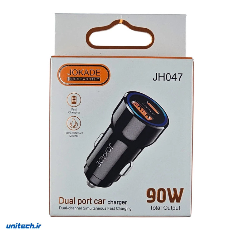 شارژر فندکی 90w وات اورجینال برند جوکاد مدل Jokad JH047