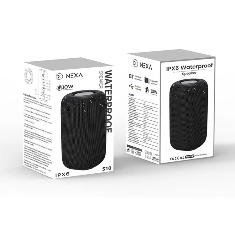 اسپیکر بلوتوثی ۱۰ وات NEXA مدل S10 ضد آب با Bluetooth 5.0