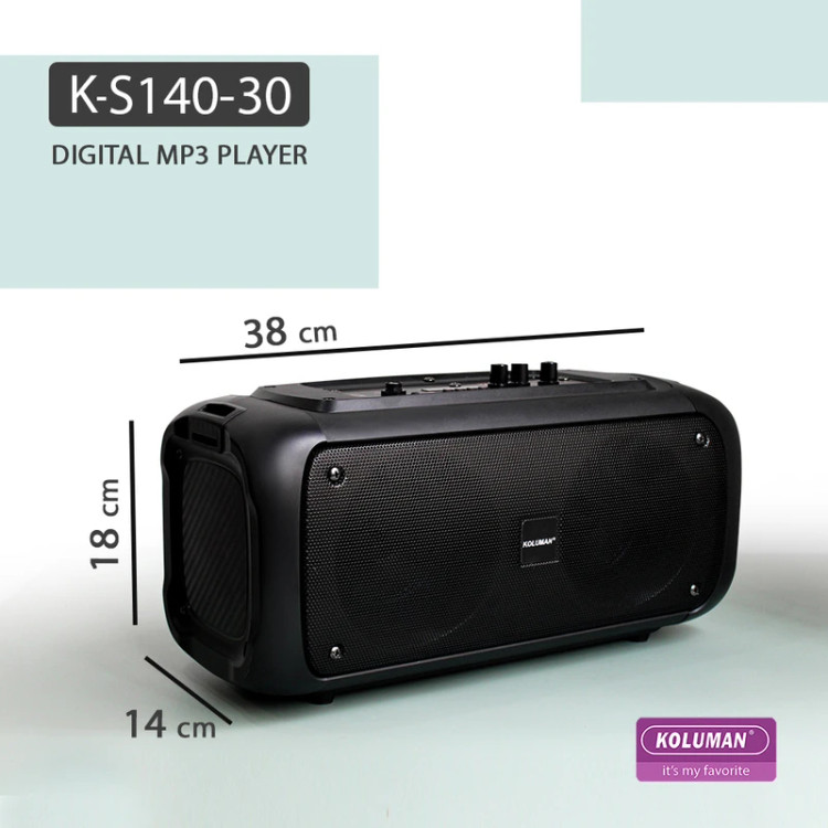 اسپیکر بلوتوثی قابل حمل کلومن مدل K-S140-30