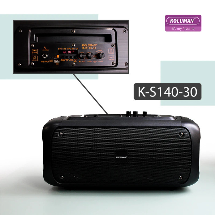 اسپیکر بلوتوثی قابل حمل کلومن مدل K-S140-30