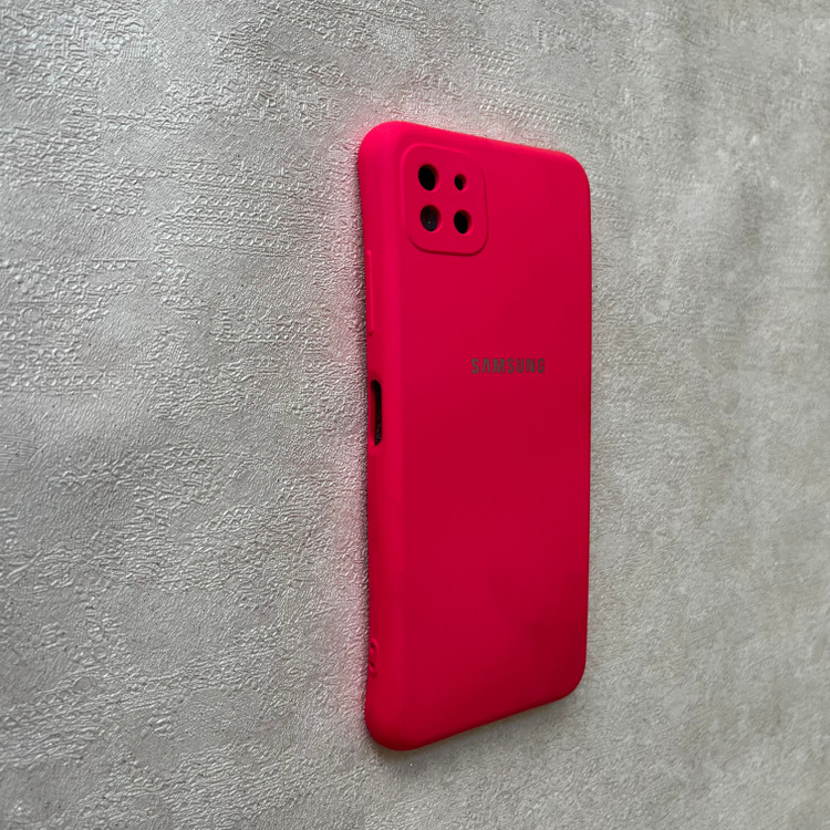 قاب سیلیکونی سامسونگ Galaxy A22 داخل مخملی رنگی | قاب محافظ A22