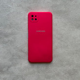 قاب سیلیکونی سامسونگ Galaxy A22 داخل مخملی رنگی | قاب محافظ A22
