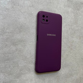 قاب سیلیکونی سامسونگ Galaxy A22 داخل مخملی رنگی | قاب محافظ A22