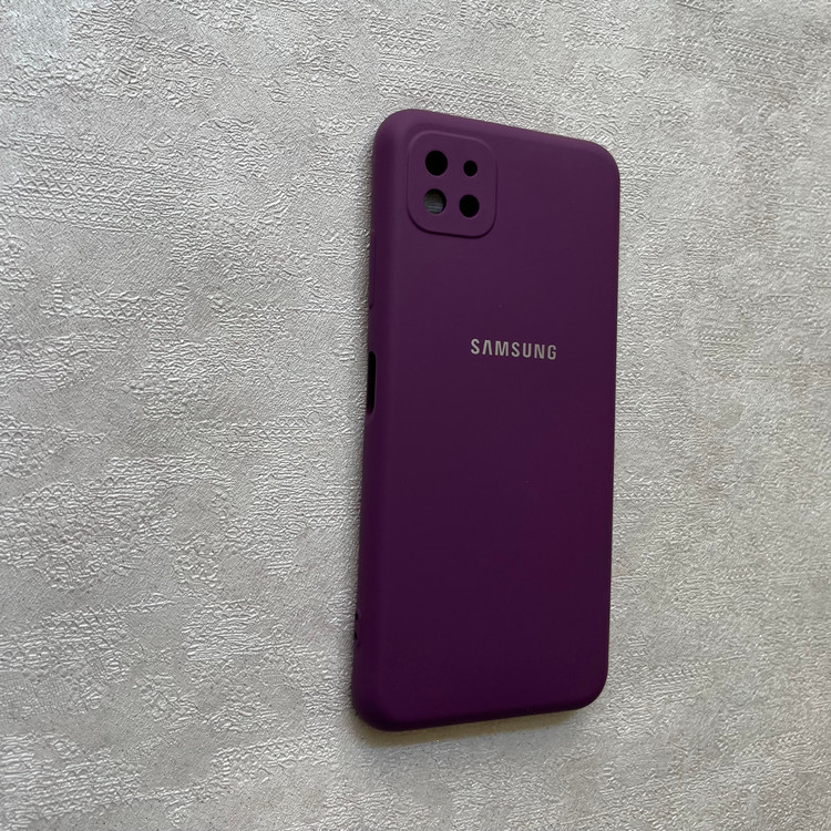 قاب سیلیکونی سامسونگ Galaxy A22 داخل مخملی رنگی | قاب محافظ A22