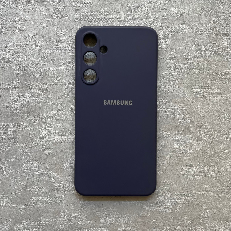 قاب سیلیکونی Samsung Galaxy A55 داخل مخملی رنگی | قاب محافظ A55