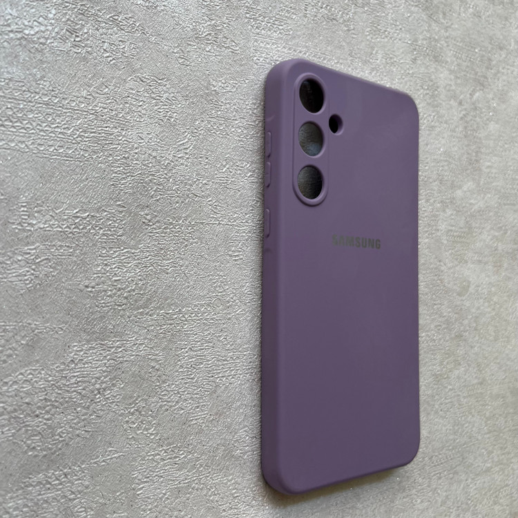 قاب سیلیکونی Samsung Galaxy A55 داخل مخملی رنگی | قاب محافظ A55