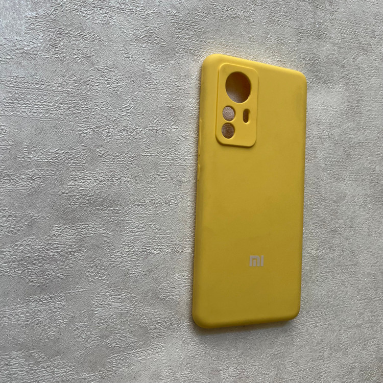قاب سیلیکونی Xiaomi Mi 12 Pro داخل مخملی رنگی | قاب محافظ Mi 12 Pro