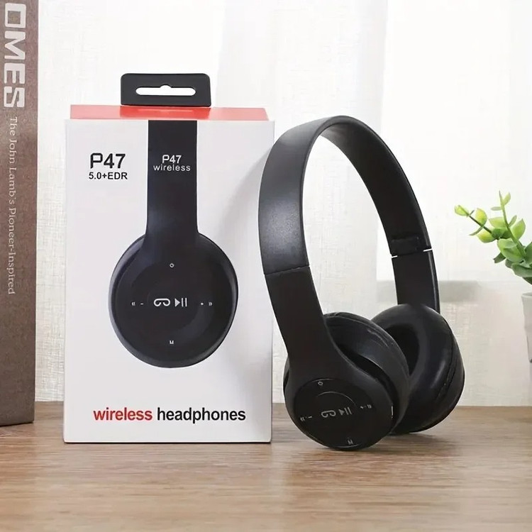 هدست بلوتوثی گیمینگ P47 مدل Wireless با میکروفون